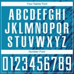 Custom White-Black Soccer Sublimation Blue Uniform Jersey Panther