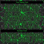 Green Jersey Uniform Custom Sublimation Soccer Black Neon