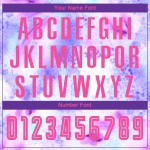 Tie Jersey Uniform Sublimation Dye Soccer Pink-Purple Custom