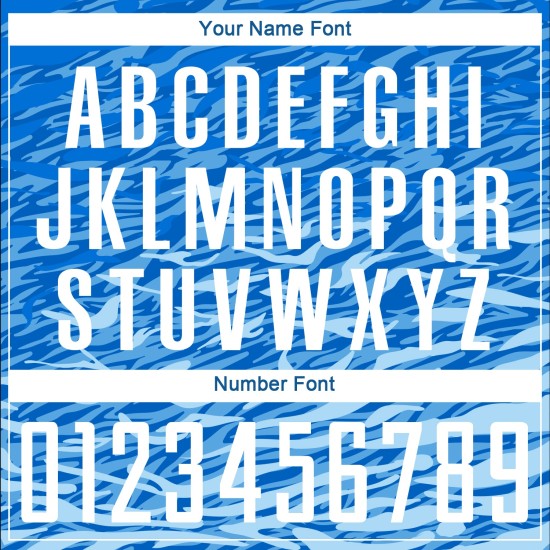 Soccer White Royal Uniform Custom Sublimation Jersey