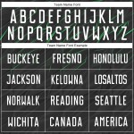 Black Custom White-Neon Soccer Jersey Uniform Sublimation Green