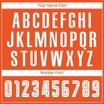 Uniform Soccer Fashion White-Black Fade Orange Sublimation Jersey Custom