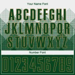 Jersey Uniform Gold Sublimation Custom Green-Old Soccer White