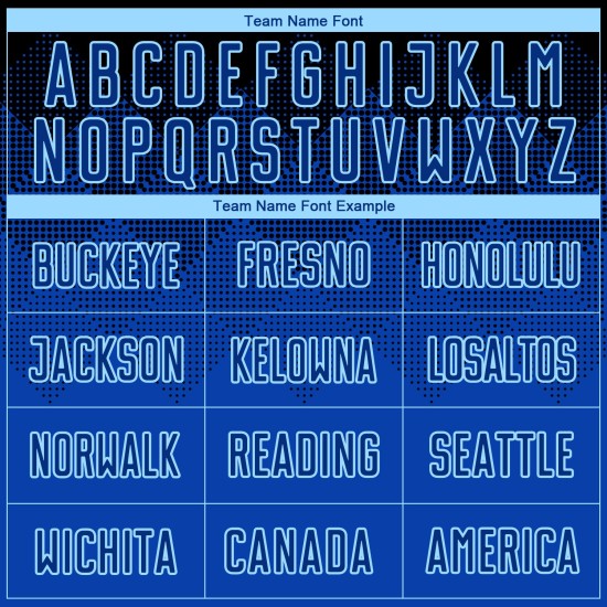 Black Royal-Light Jersey Blue Uniform Sublimation Custom Soccer