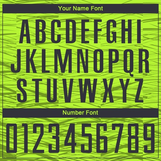 Uniform Green Custom Jersey Neon Black Soccer Sublimation