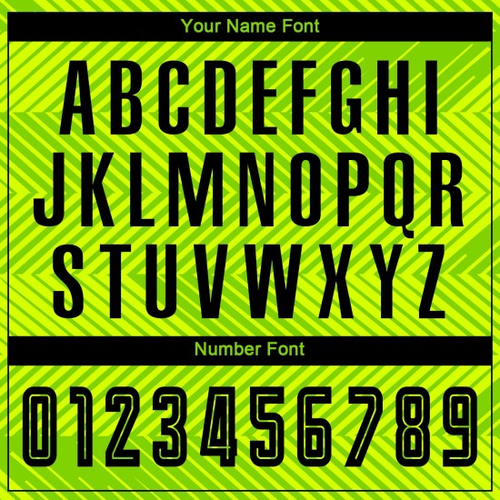 Custom Sublimation Uniform Jersey Black Soccer Green Neon